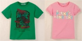 ユニクロのポケモンキッズTシャツ