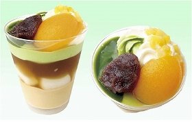抹茶×ほうじ茶の新感覚デザート