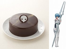 エヴァの「クリスマスケーキ」　綾波フィギュア付き