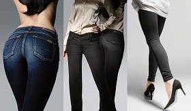 はくだけでスタイルばっちり！「ボディメイクジーンズ」