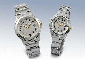 視認性追求のソーラーウオッチ、ペアモデルも