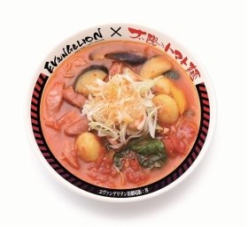 「ヱヴァンゲリヲン」と「太陽のトマト麺」がコラボ