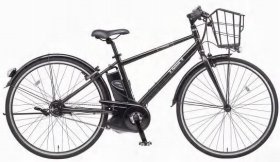 通勤利用もお任せ、クロスバイクスタイルの電動自転車