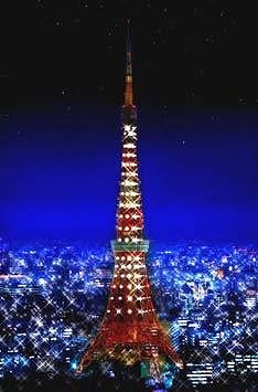 震災から2か月…　東京タワー「哀悼の光」