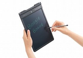 超便利な電子メモ「ブギーボード」　大型LCDタイプ新登場