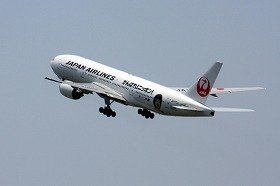 五輪代表の似顔絵をペイント JAL「がんばれ！ニッポン！」特別機が就航