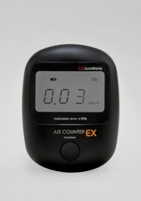 測定感度高めた家庭用放射線測定器　「エアカウンターEX」
