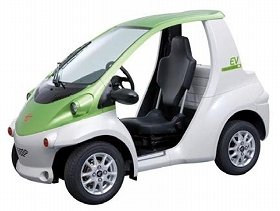 1人乗り超小型電気自動車　満充電で約50キロ走行「コムス」