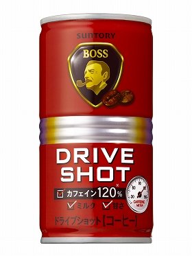 ドライバー向けカフェイン増量　缶コーヒー「ボス ドライブショット」