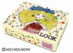 「LOOK×水森亜土　お菓子入り亜土ちゃん缶」　（C）ADO MIZUMORI