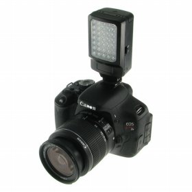 常時点灯で動画撮影ラクラク　カメラ用LEDライト