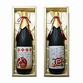「年賀状」の正体は日本酒だった　ラベルに「おめでたい」デザイン