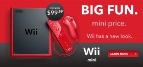 カナダで発売される「Wii mini」。お値段はなんと約8000円だ（公式サイトより）