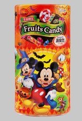 仮装したミッキーたちがパッケージデザイン