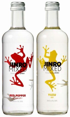 カプサイシン入った「RED PEPPER」で酔う　「JINRO MIXED」から新2種
