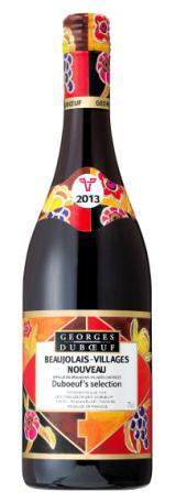 画像は「ジョルジュ　デュブッフ　ボージョレ・ヴィラージュ　ヌーヴォー　2013　デュブッフ　セレクション」