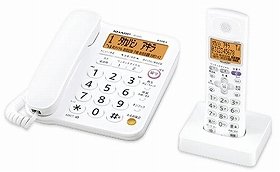 迷惑電話、「ワンタッチ」で対策　シャープのデジタルコードレス電話機