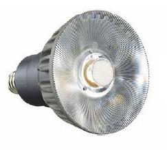 ハロゲンランプ代替LED電球　発光効率や光の取り出し効率が高く、放熱性にも優れる