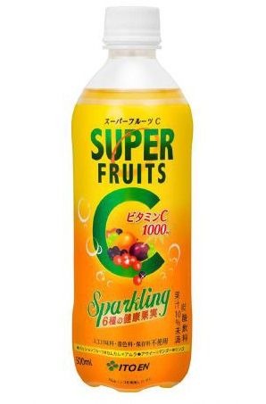 伊藤園から6種の健康果実の甘すぎない大人の炭酸『スーパーフルーツC スパークリング』発売