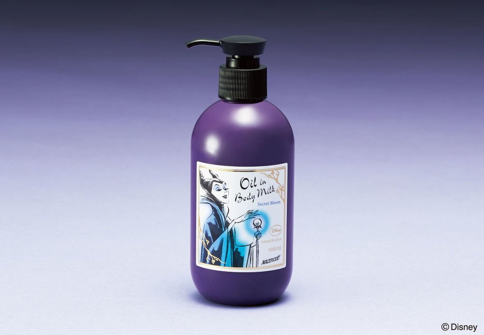 プリンセス美肌に導くマンダムオイルインボディミルクに「マレフィセント」登場