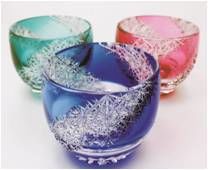 〈大場硝子〉　江戸切子