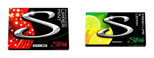 今回発売される「ストライド　バウンドレス　アッパーミント」と「ストライド　フレッシュライム&レモン」