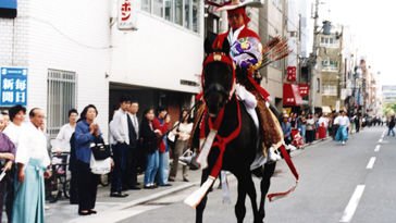 大阪天満宮の秋の大祭　室町期より続く伝統の「流鏑馬神事」