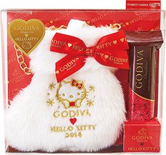 ハローキティ クリスマスブーツ ＆ GODIVA　（C）1976, 2014 SANRIO CO., LTD.