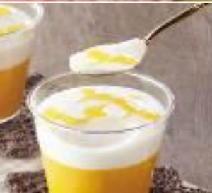 マンゴージュレ＆ムースブラン