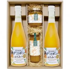 福田ワイナリー デコポンとはちみつ＆デコポンジャム・ソースセット