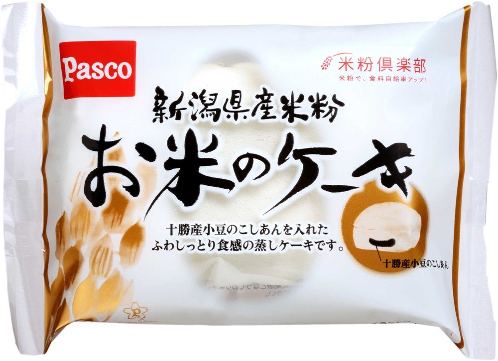 Pasco、新潟コシヒカリの米粉を使用した蒸しケーキを新発売