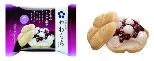 「おもち」「つぶあん」「ミルクアイス」を最中で挟んだ新感覚アイス登場！