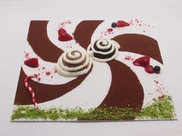 「Guru Guru メガネのチョコレートプレート」