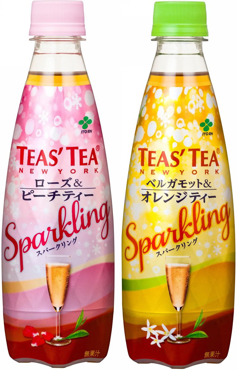 伊藤園「TEAS' TEA」ブランドからハーブ香るスパークリングティー2種発売