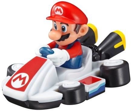 マリオのフィギュアが乗ったカート型おもちゃ　（C）2014 Nintendo Licensed by Nintendo