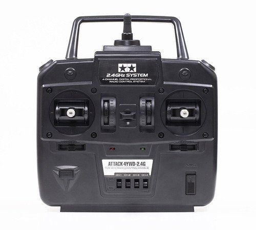 複数台で気軽に遊べる2.4ギガヘルツプロポセットを採用