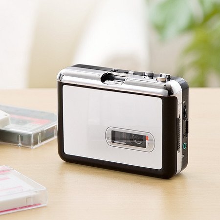 「カセットテープmicroSD変換プレーヤー」カセット音源をデジタル化　自動分割モードも