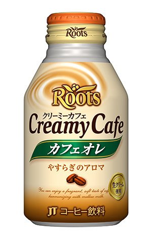 缶コーヒー「ルーツ」ブランドから、リニューアル商品「クリーミーカフェ やすらぎのアロマ」