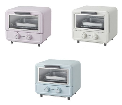 タイガー、レトロでコンパクトなオーブントースター　様々な料理に対応