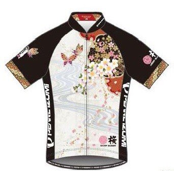 サイクリングを楽しむ人に...カラーの鮮やかな「桜ジャージ」発売