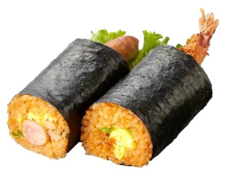 イーションプルミエ「チキンライスの恵方巻～エビフライ＆ウィンナー」
