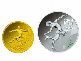 ロシアから「ソチ五輪記念コイン」　選りすぐりの金・銀貨を国内販売