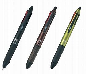 消せるボールペン「フリクション」の4色タイプ　握りやすさはそのまま