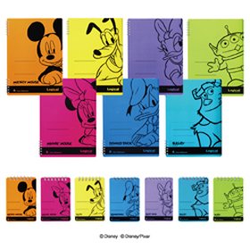 「ロザン」と共同開発のノート　ディズニーの人気キャラをデザイン