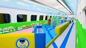 山陽新幹線に「プラレールカー」　大型ジオラマやプレイゾーン設置　7月から来年3月まで毎日運行