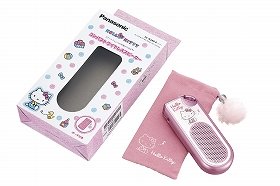 キティちゃんデザインのワイヤレススピーカー　ボディーはもちろんピンク色