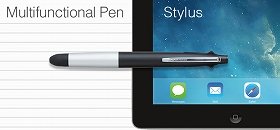 市販の多機能ペン・多色ペンがスタイラス化　ペン先取り換えタッチペンに