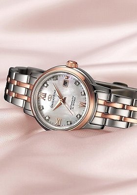 8個のダイヤモンド、白蝶貝のダイヤル… エレガントな女性向け腕時計「オリエントスター レディース」: J-CAST トレンド