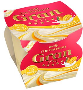 華やかな香りと濃厚な甘さ　明治のTHE PREMIUM Granから「グランミルク＆マンゴー」発売