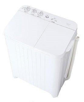 強力な水流を生み出す「パルセーター」搭載の二槽式洗濯機
